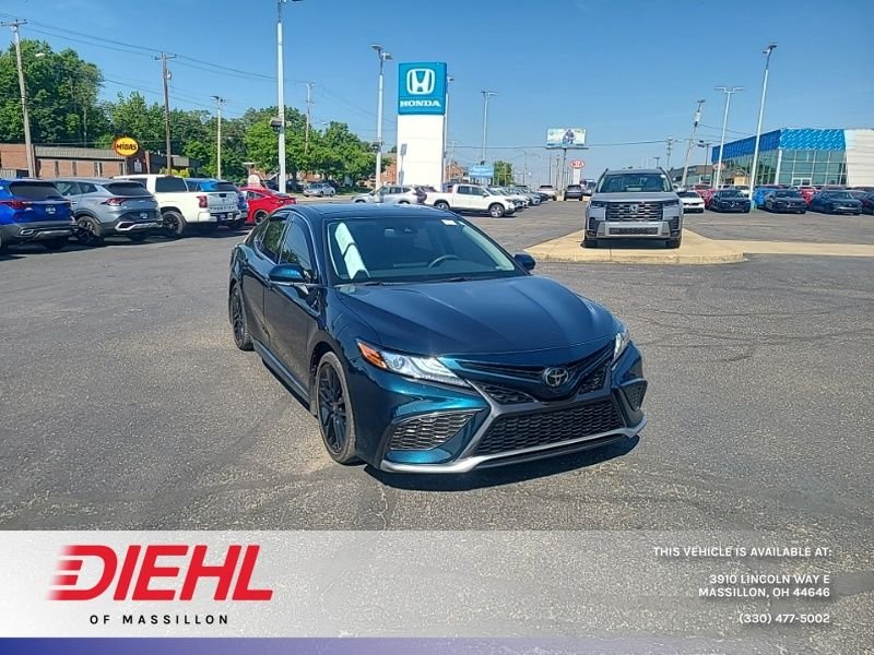 Used 2021 Blue Toyota XSE image 1