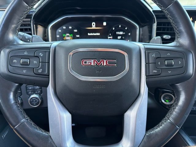 Used 2022 PACIFIC BLUE METALLIC GMC SLT image 25