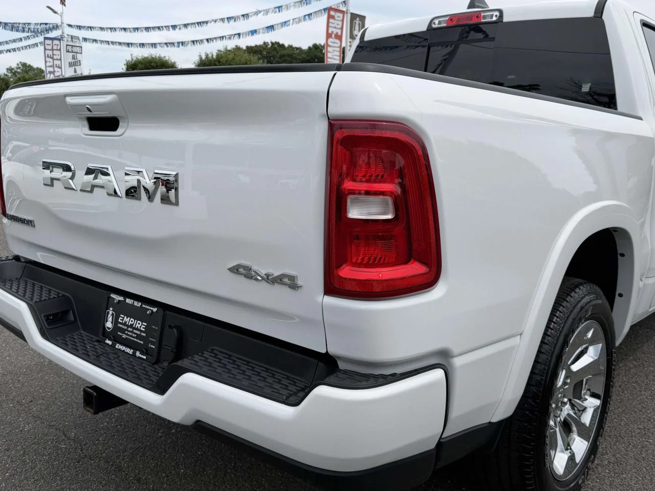 Used 2025 Bright White Clearcoat RAM Big Horn Crew Cab 4x4 57