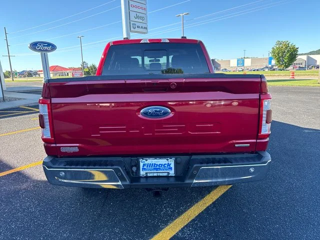 Used 2021 Red Metallic Ford Lariat image 5