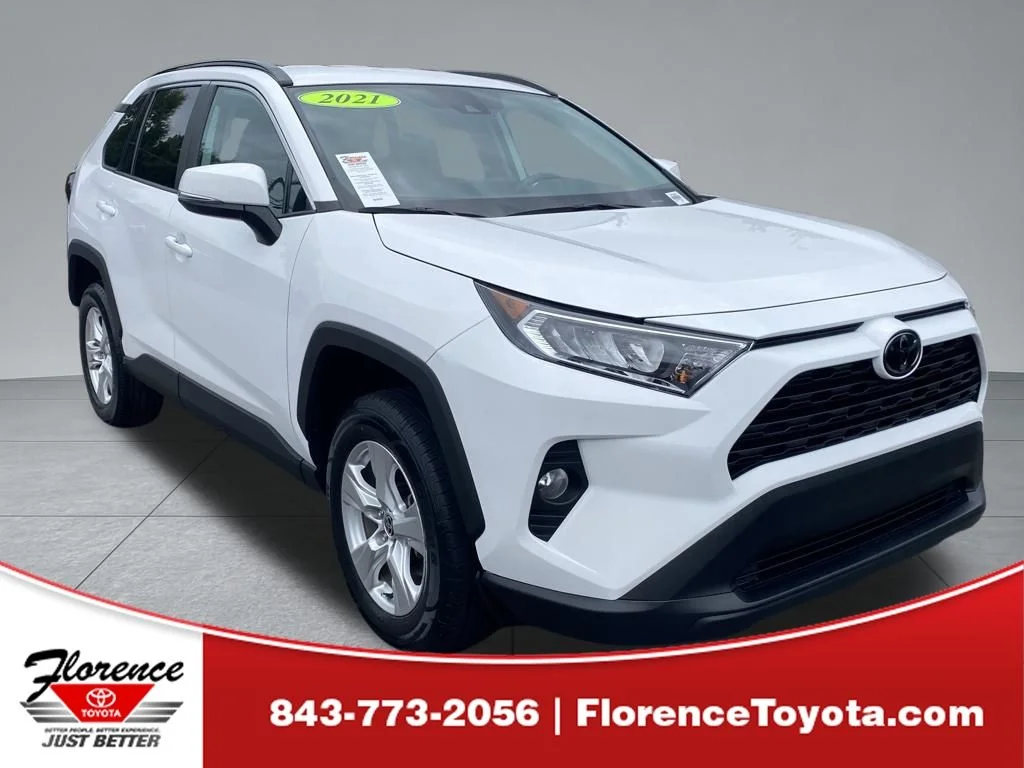Used 2021 White Toyota XLE image 1