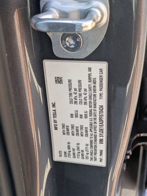 Used 2023 Gray Tesla Base image 30