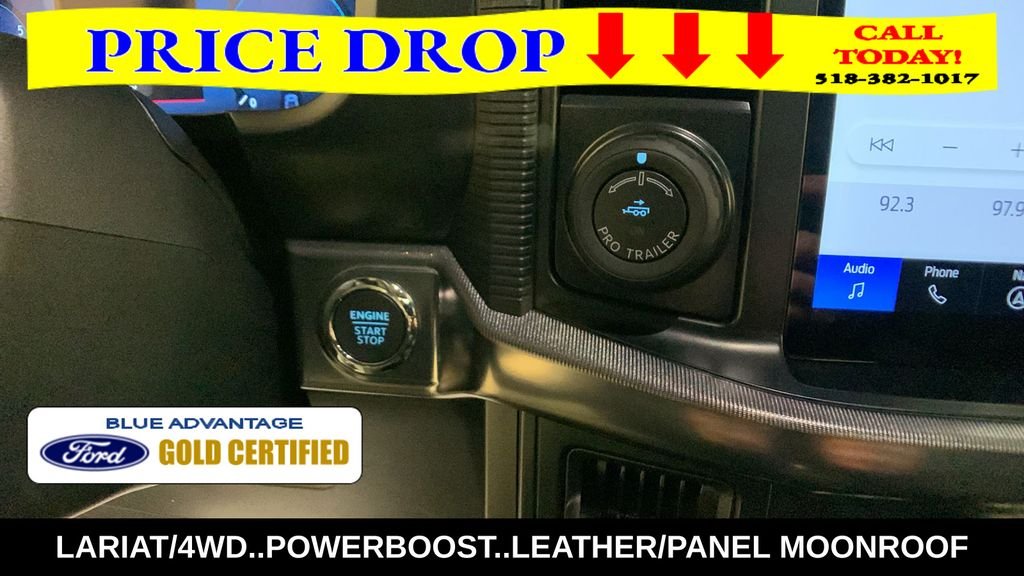 Certified Used 2025 White Metallic Ford Lariat image 39
