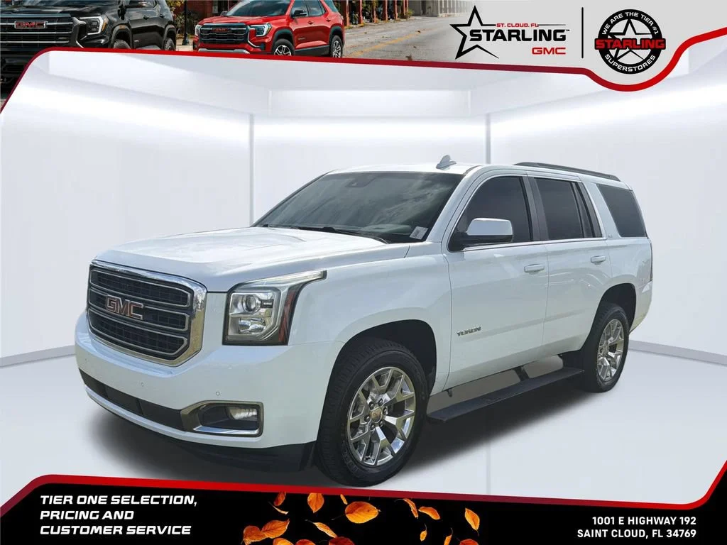 Certified Used 2017 SUMMIT WHITE GMC SLT image 1