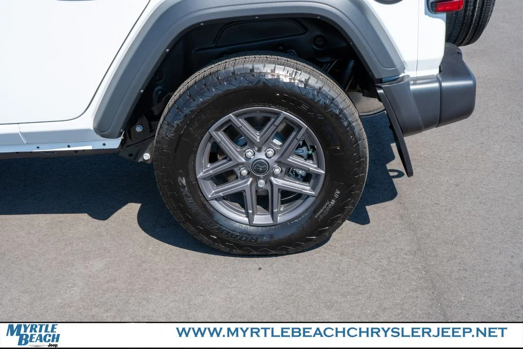 New 2026 Bright White Clear-Coat Exterior Paint Jeep Sport S image 13