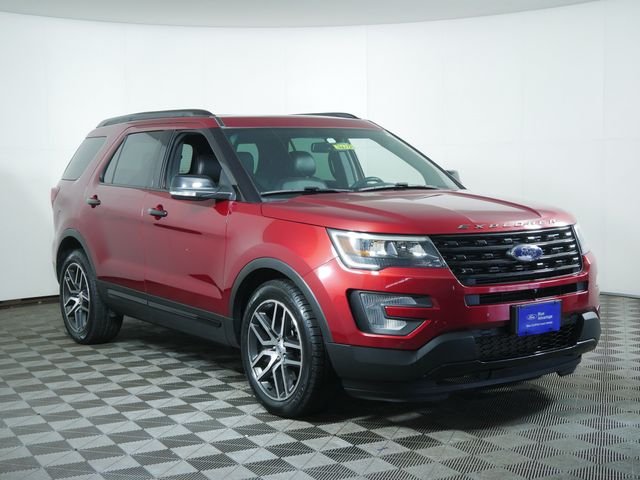 Certified Used 2017 Red Ford Sport image 1