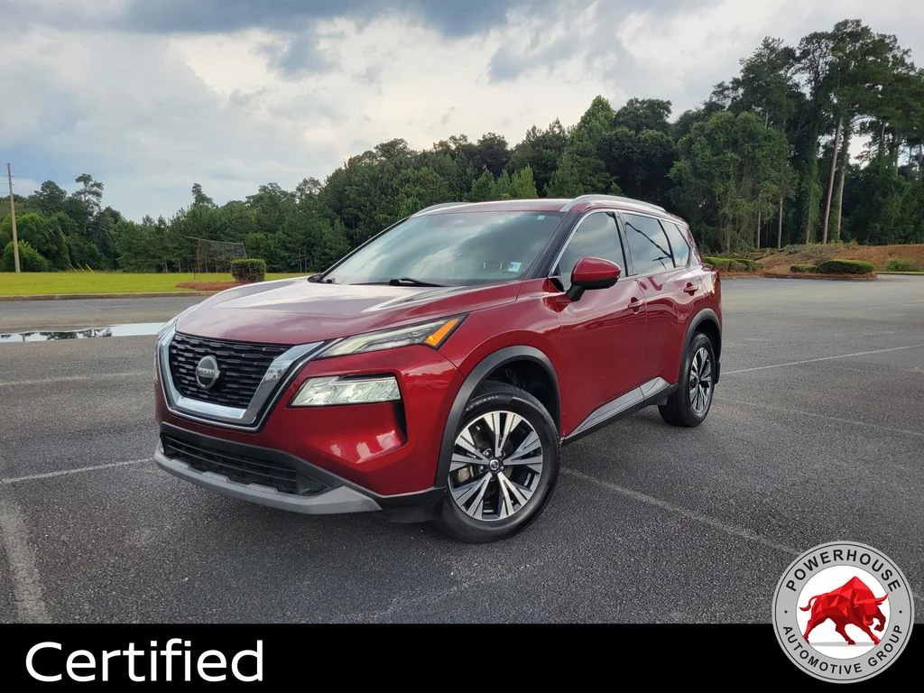 Used 2021 Red Nissan SV image 1