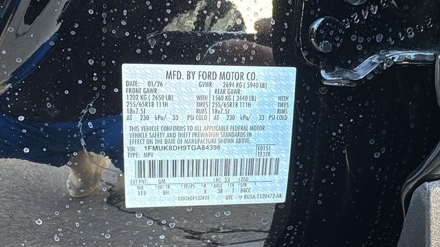 New 2026 Agate Black Metallic Ford Active image 24