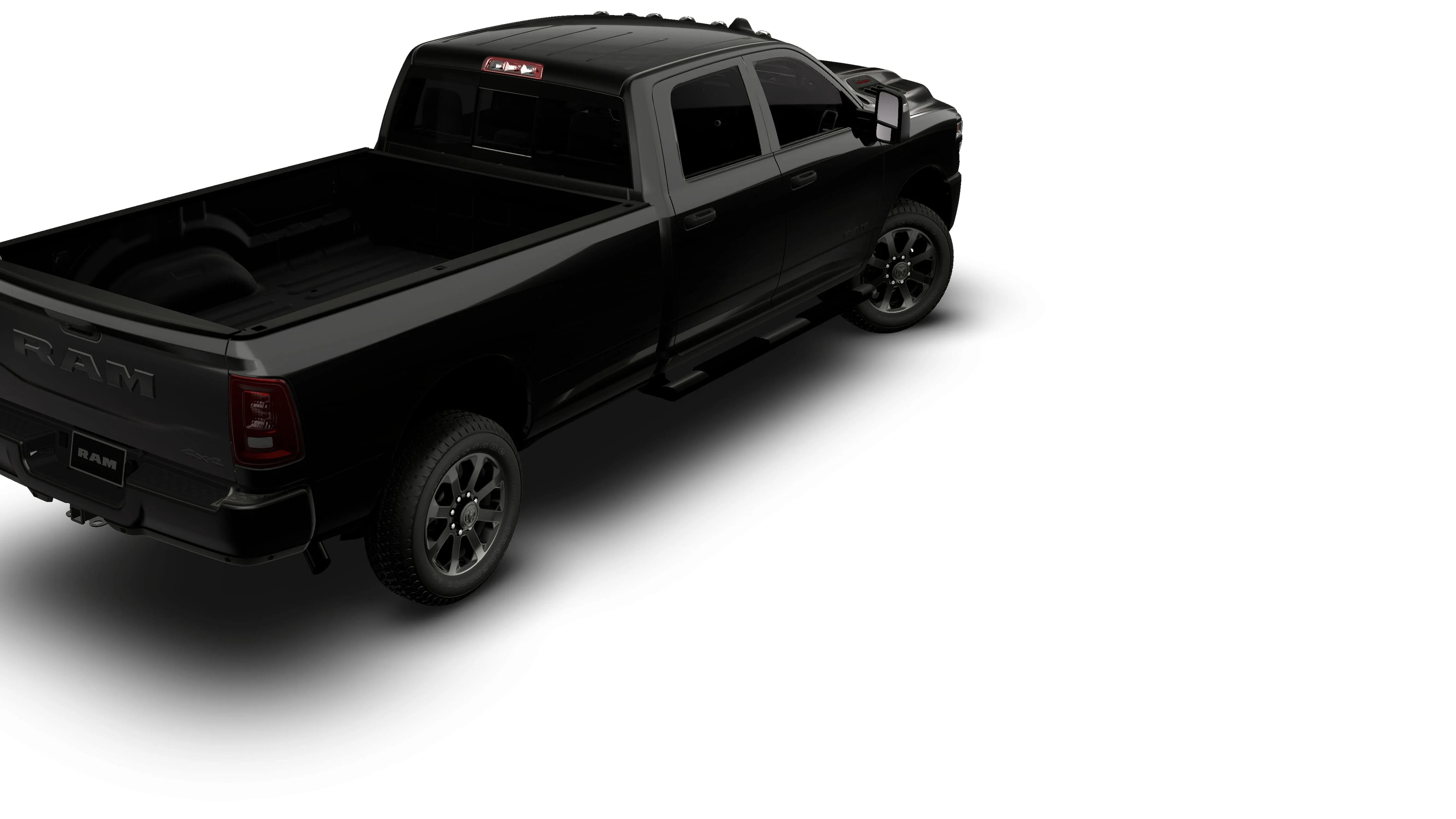 New 2026 Diamond Black Crystal Pearl-Coat Exterior Paint RAM Tradesman image 14