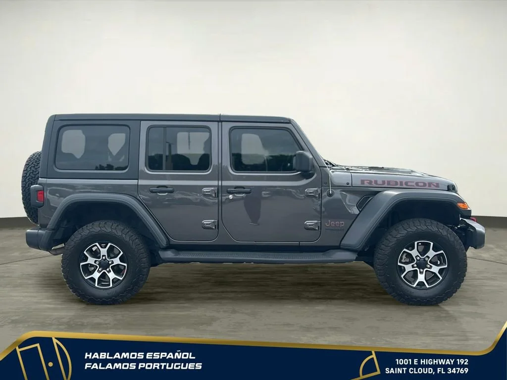 Used 2020 Gray Jeep Rubicon 4x4 image 7