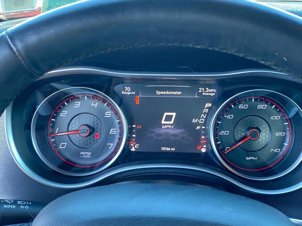 Used 2015 Redline Red Tricoat Pearl Dodge SXT image 18