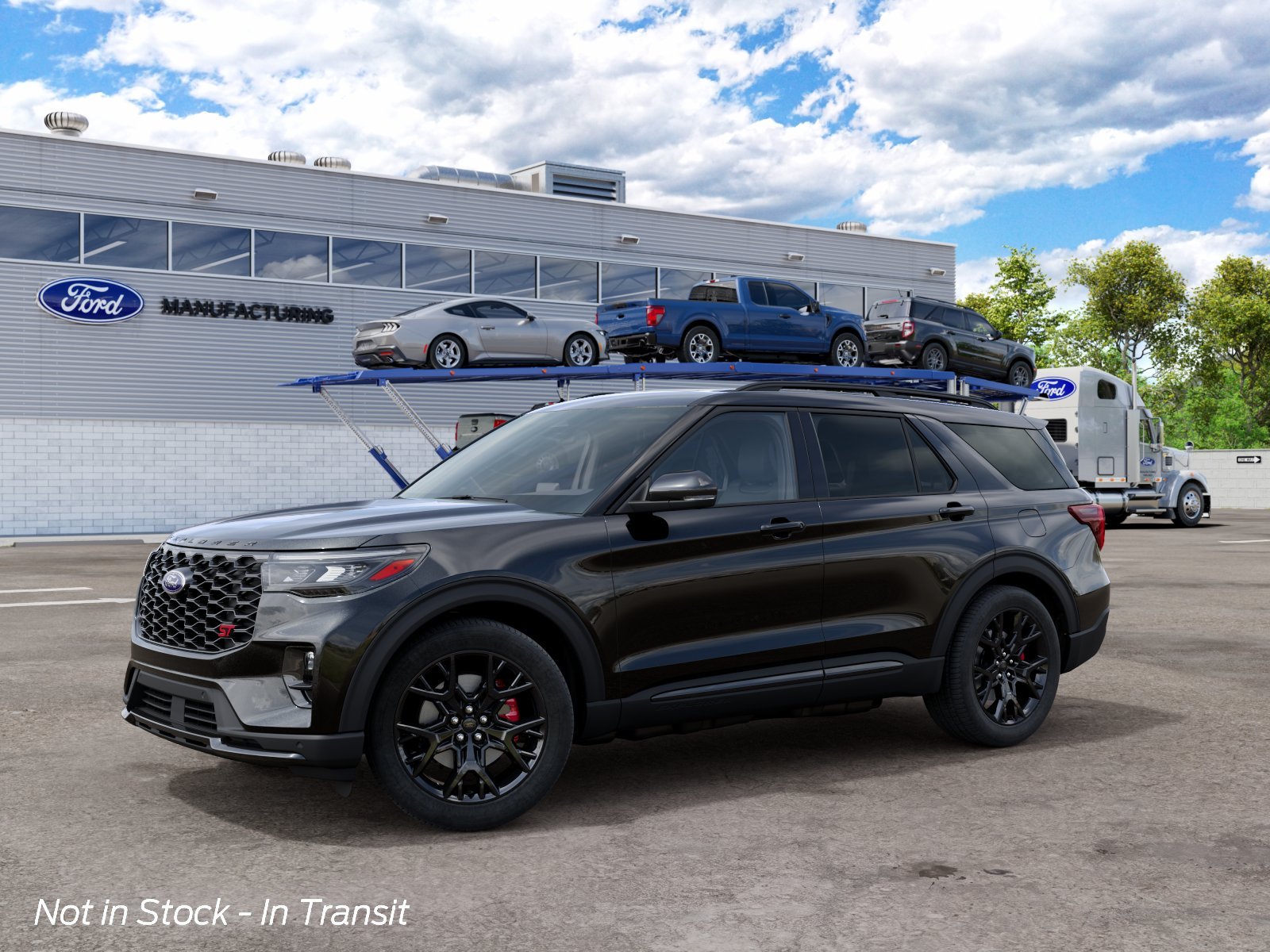 New 2027 Agate Black Metallic Ford ST image 1