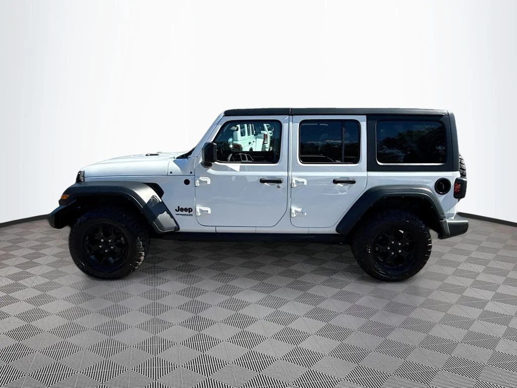 Used 2021 White Jeep Unlimited Willys image 9