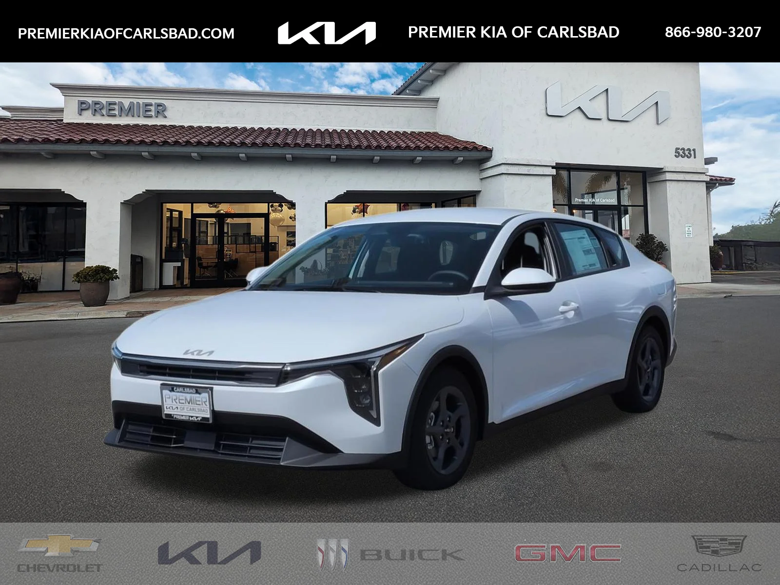 New 2026 Snow White Pearl Kia LXS image 1