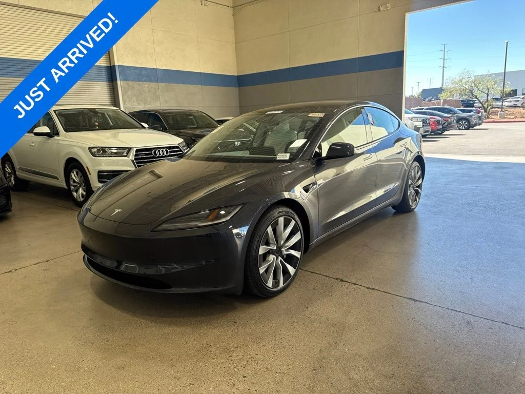 Used 2025 Stealth Gray Tesla Long Range image 1