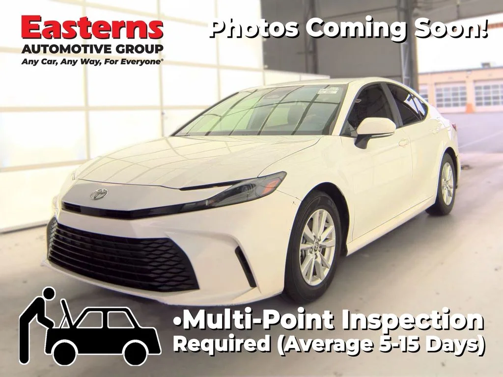 Used 2025 White Toyota LE image 1