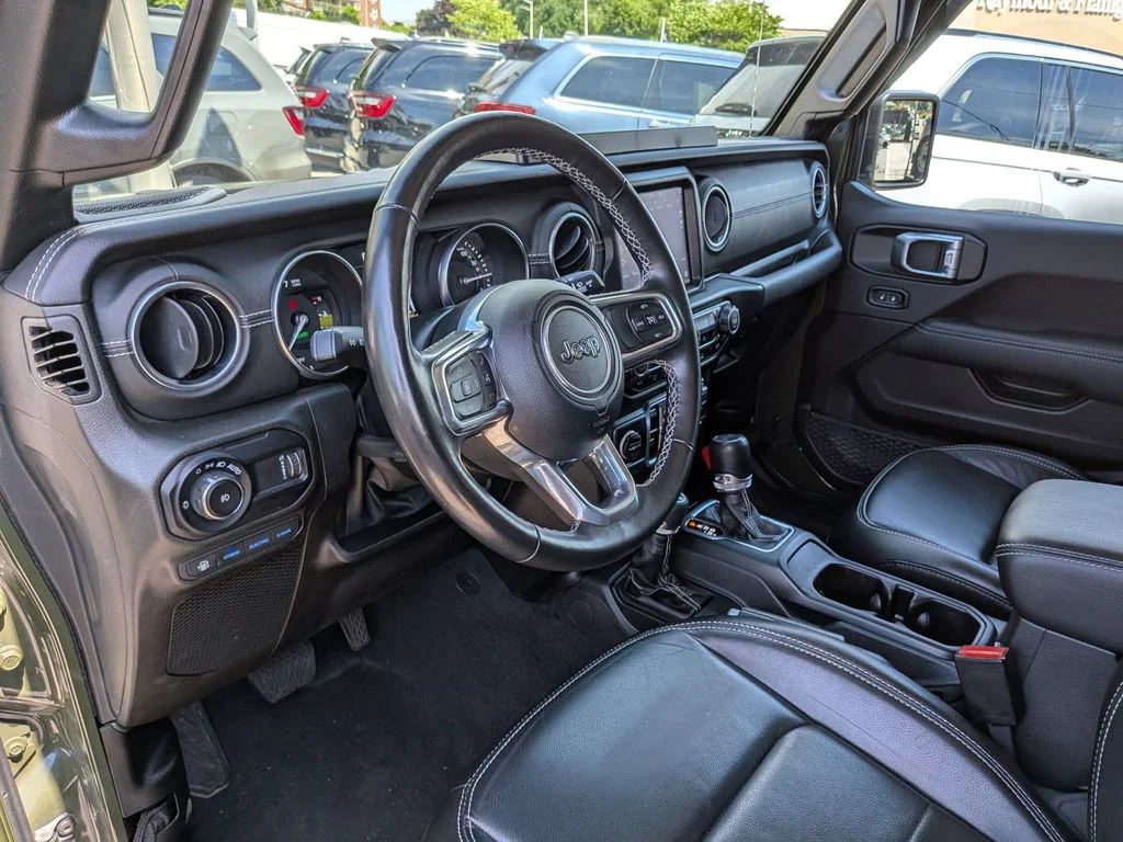 Used 2023 Green Jeep Sahara 4xe image 11