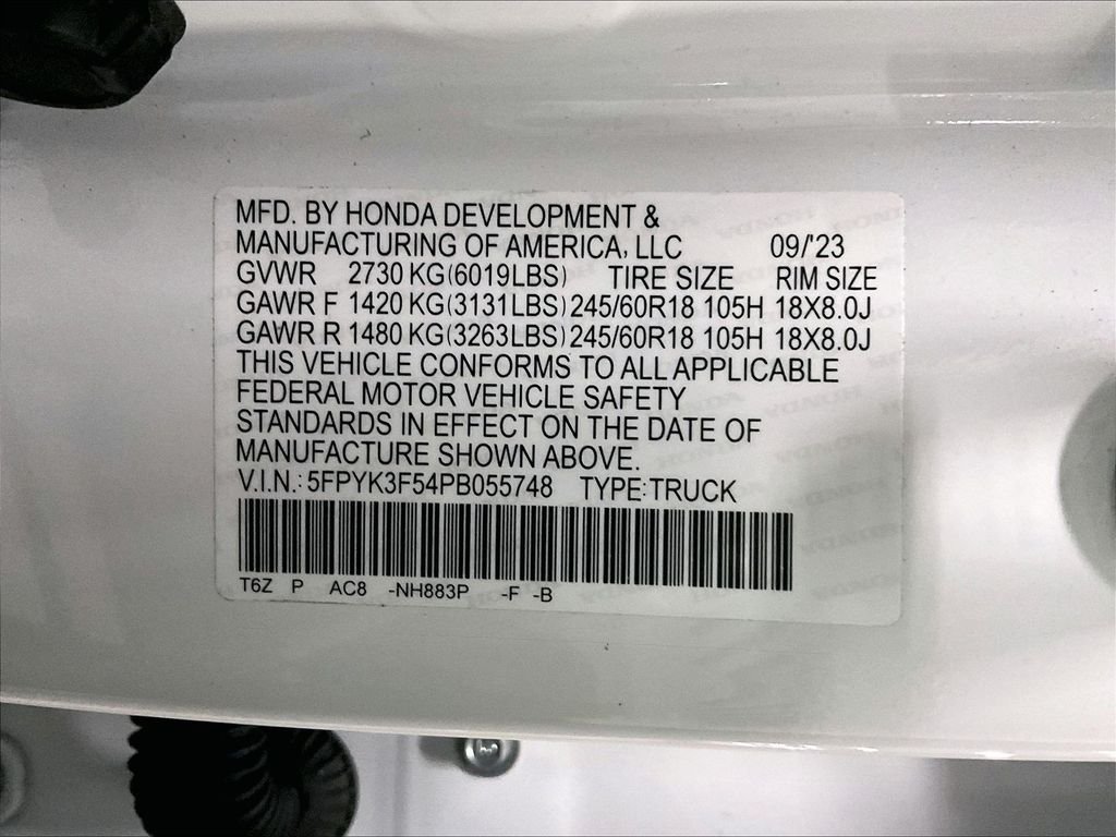 Used 2023 Platinum White Honda RTL image 36