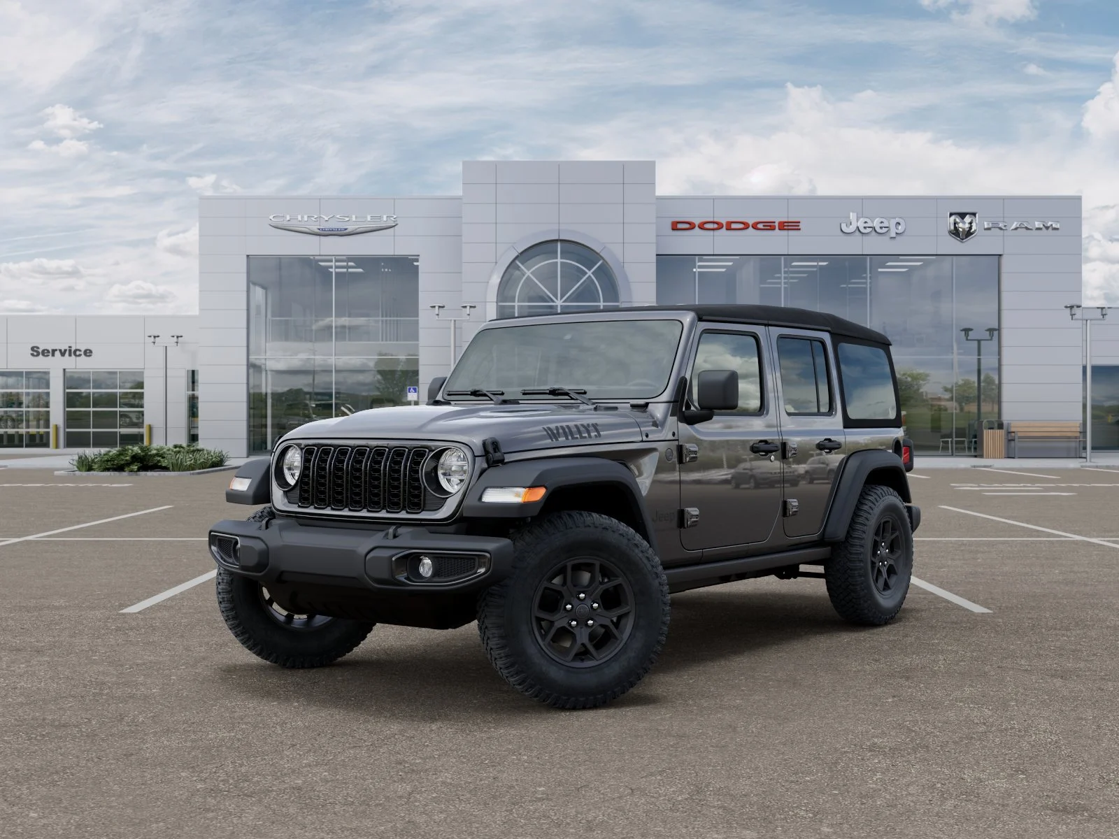 New 2026 Granite Crystal Metallic Clear-Coat Exterior Paint Jeep Willys image 22