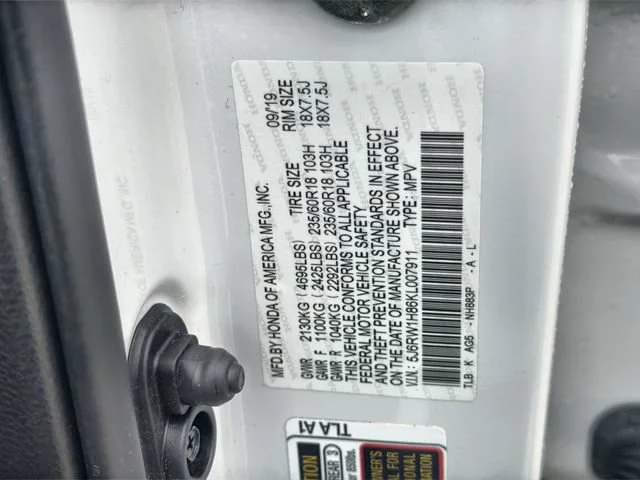 Used 2019 White Honda EX-L image 33
