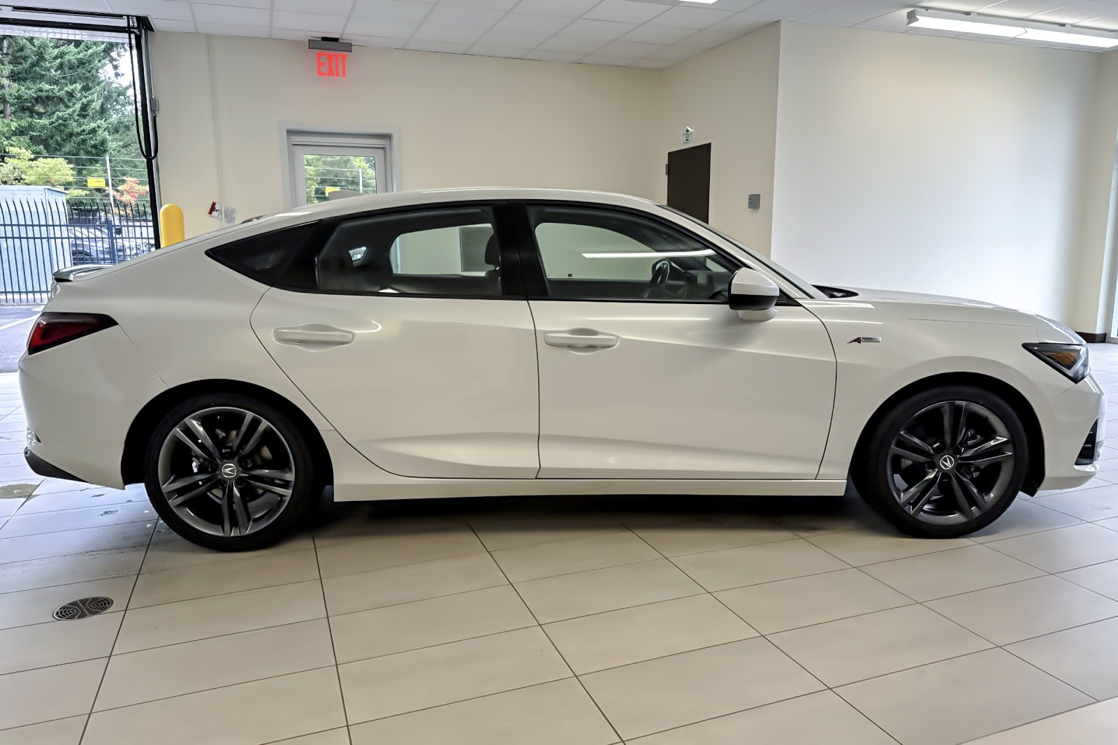 Used 2023 Platinum White Pearl Acura w/A-Spec Package image 3