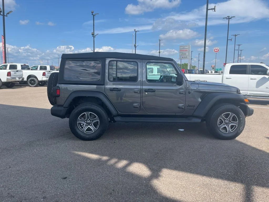Used 2021 Gray Jeep Unlimited Sport S image 17