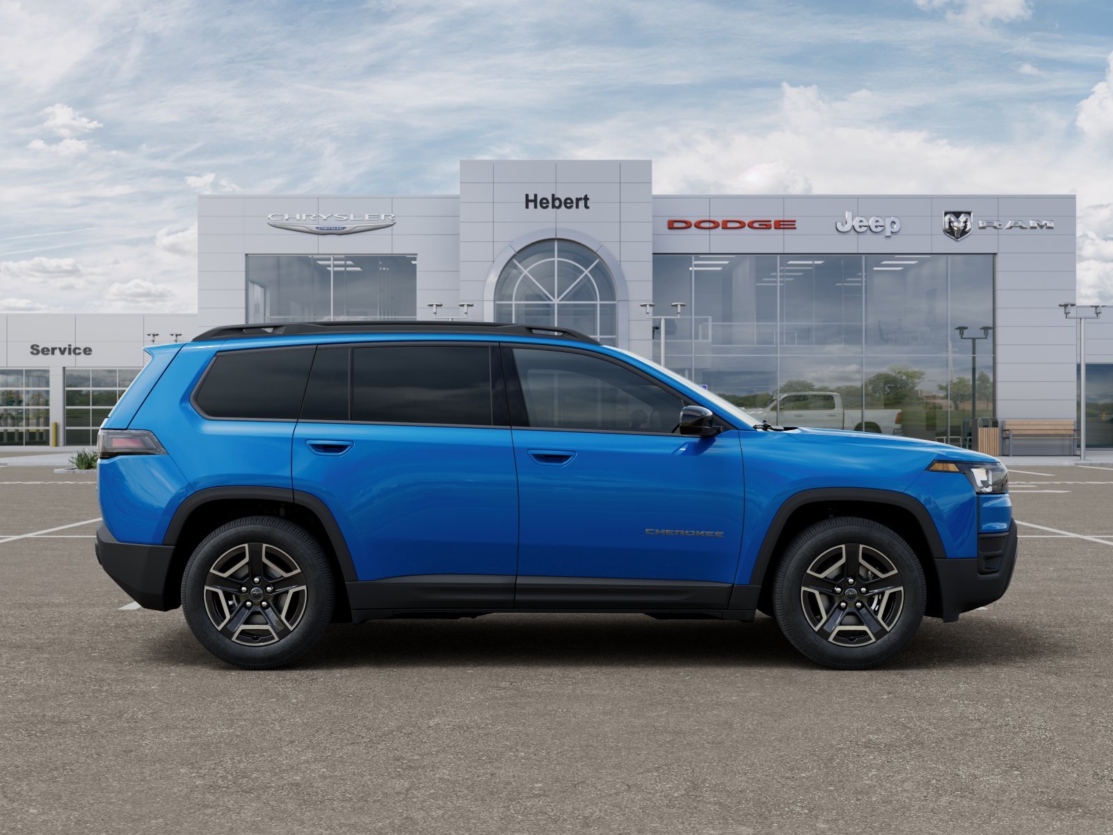 New 2026 Hydro Blue Pearl-Coat Exterior Paint Jeep Laredo image 41