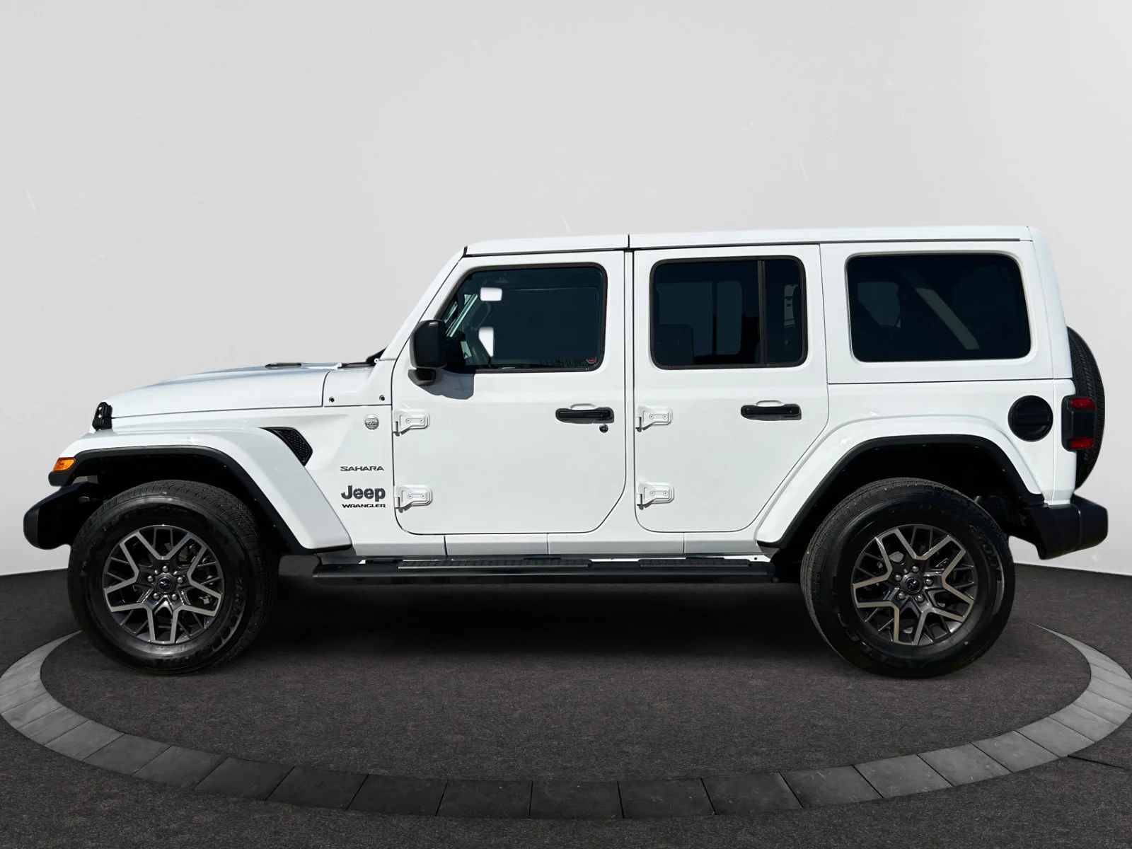 Used 2024 Bright White Jeep SAHARA image 2