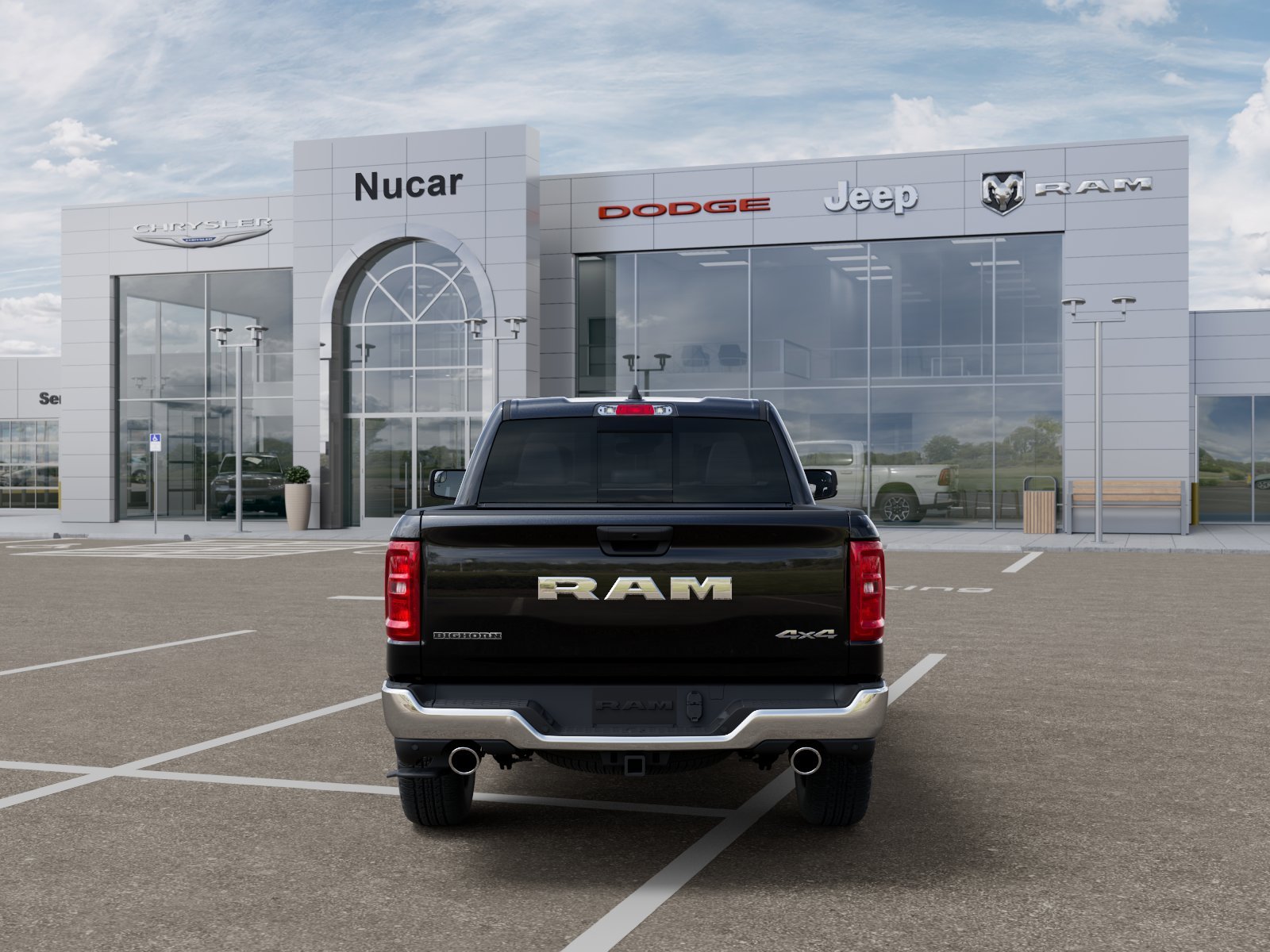 New 2026 Diamond Black Crystal Pearl-Coat Exterior Paint RAM Big Horn/Lone Star image 25
