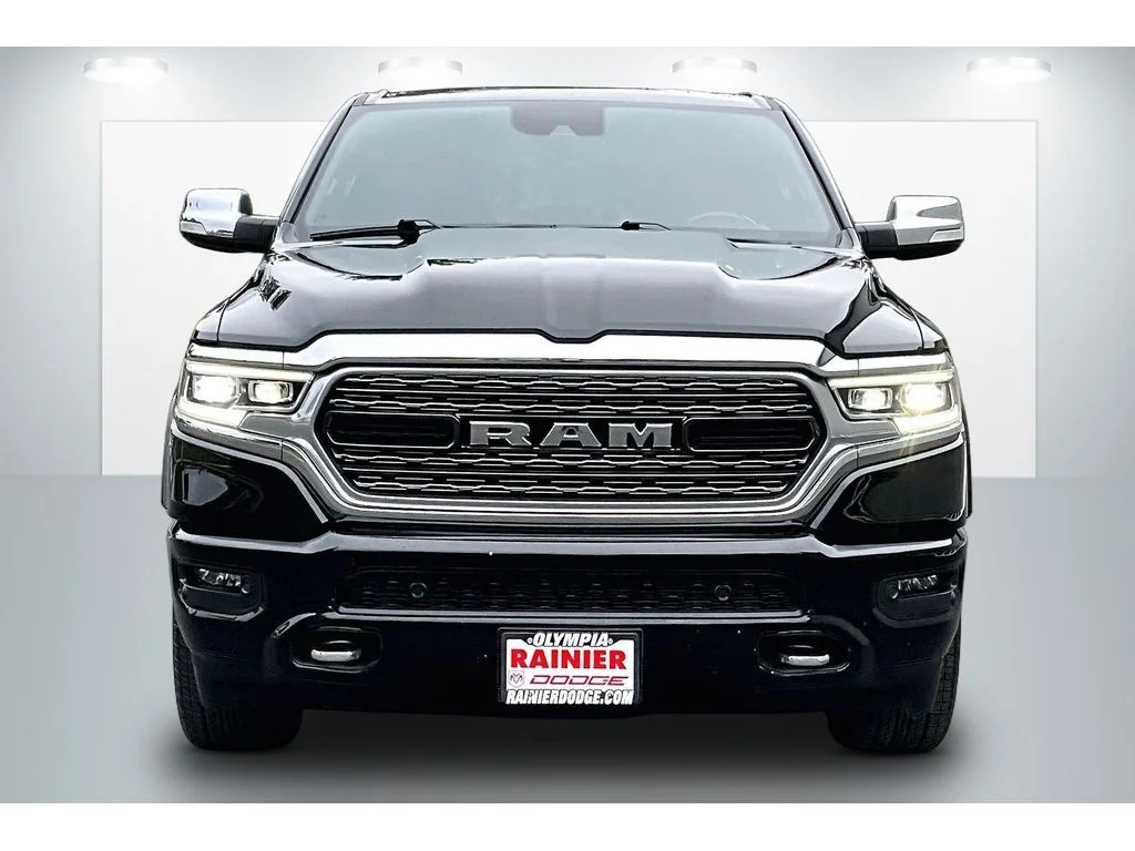 Used 2022 Diamond Black Crystal Pearlcoat Ram Limited image 3
