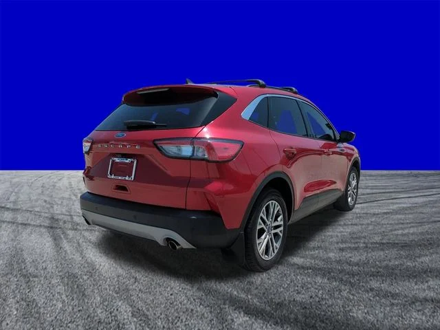 Certified Used 2022 Red Metallic Ford SEL image 4