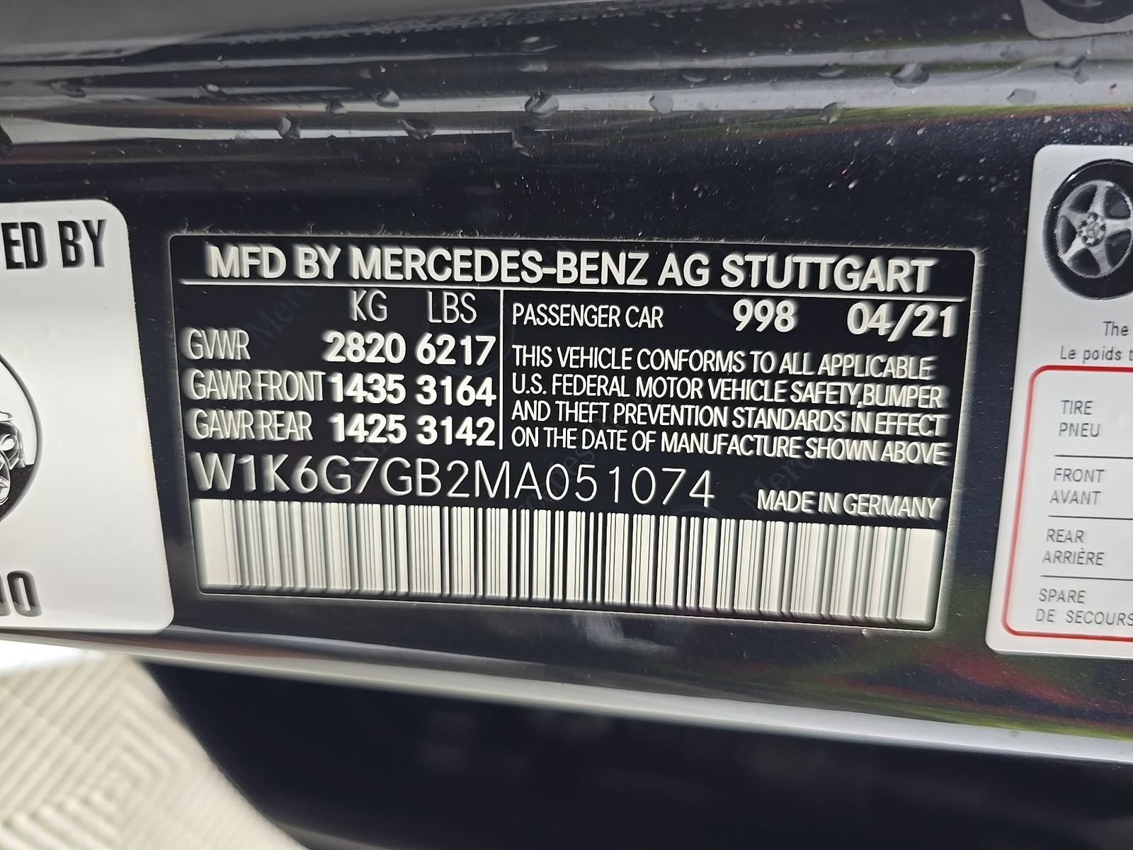 Certified Used 2021 Anthracite Blue Metallic Mercedes-Benz S 580 image 15