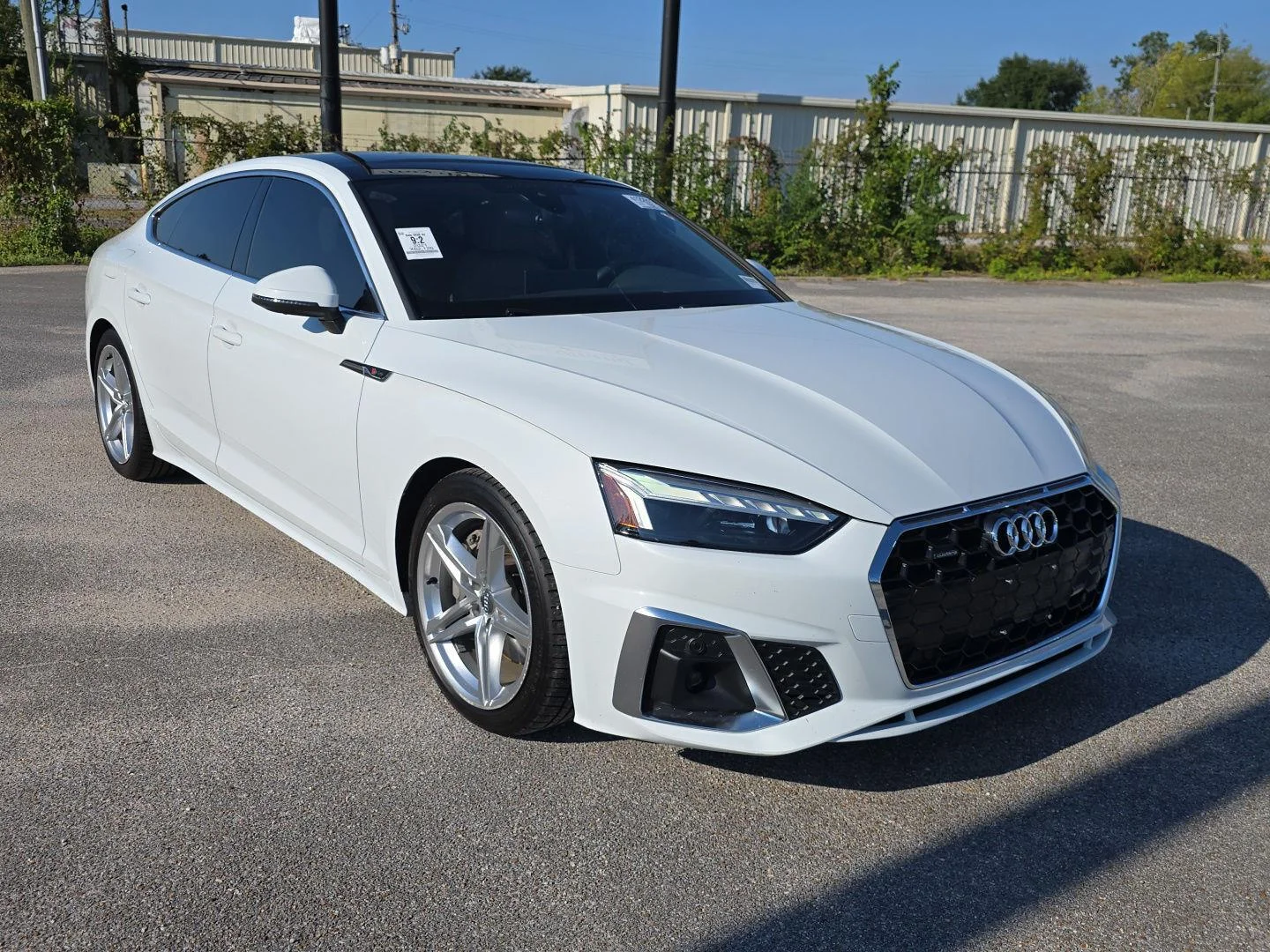 Used 2021 Glacier White Metallic Audi S line Premium Plus image 1