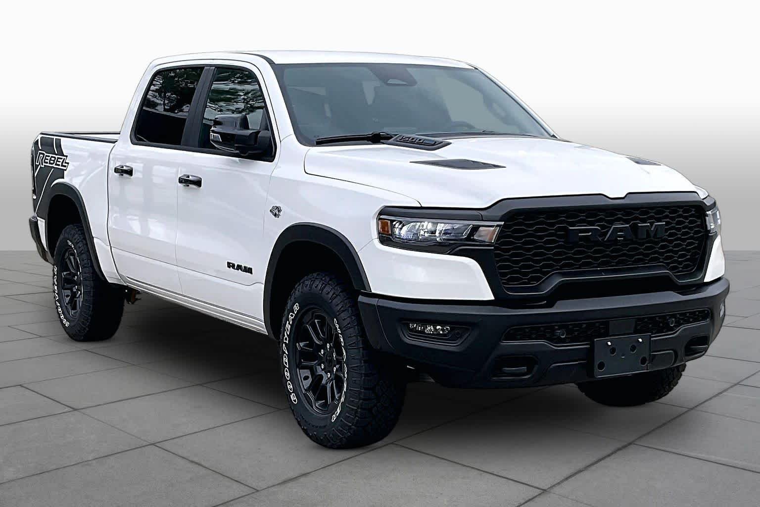 New 2026 Bright White Clear-Coat Exterior Paint RAM Rebel image 2