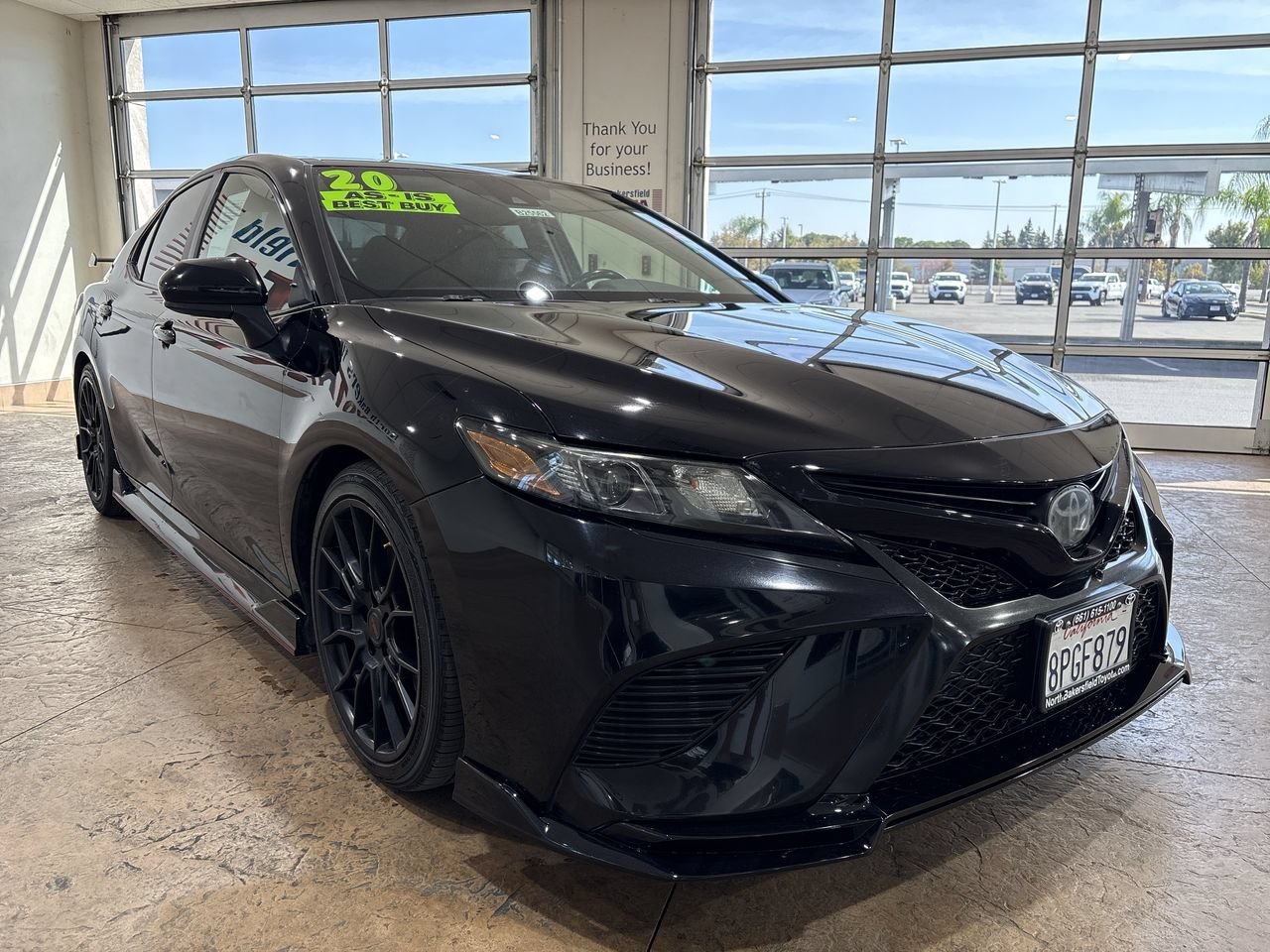 Used 2020 Midnight Black Metallic Toyota XSE V6 image 4