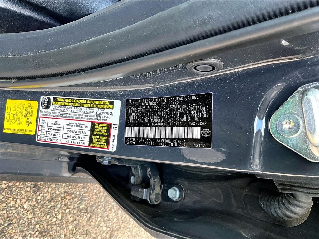 Used 2025 Black Toyota LE image 9