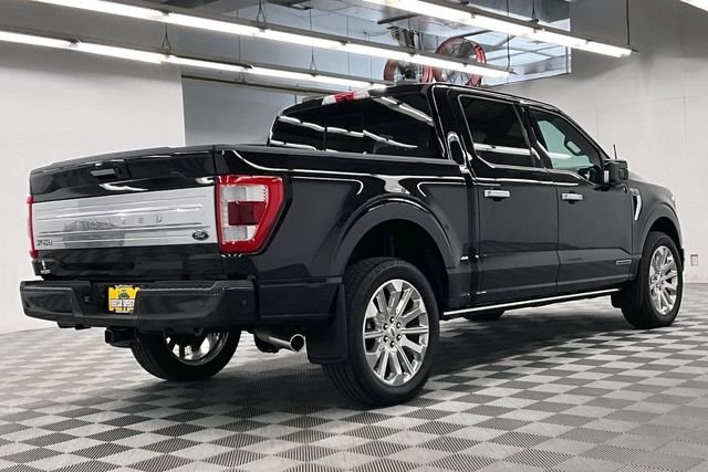 Used 2023 Agate Black Metallic Ford Limited image 14