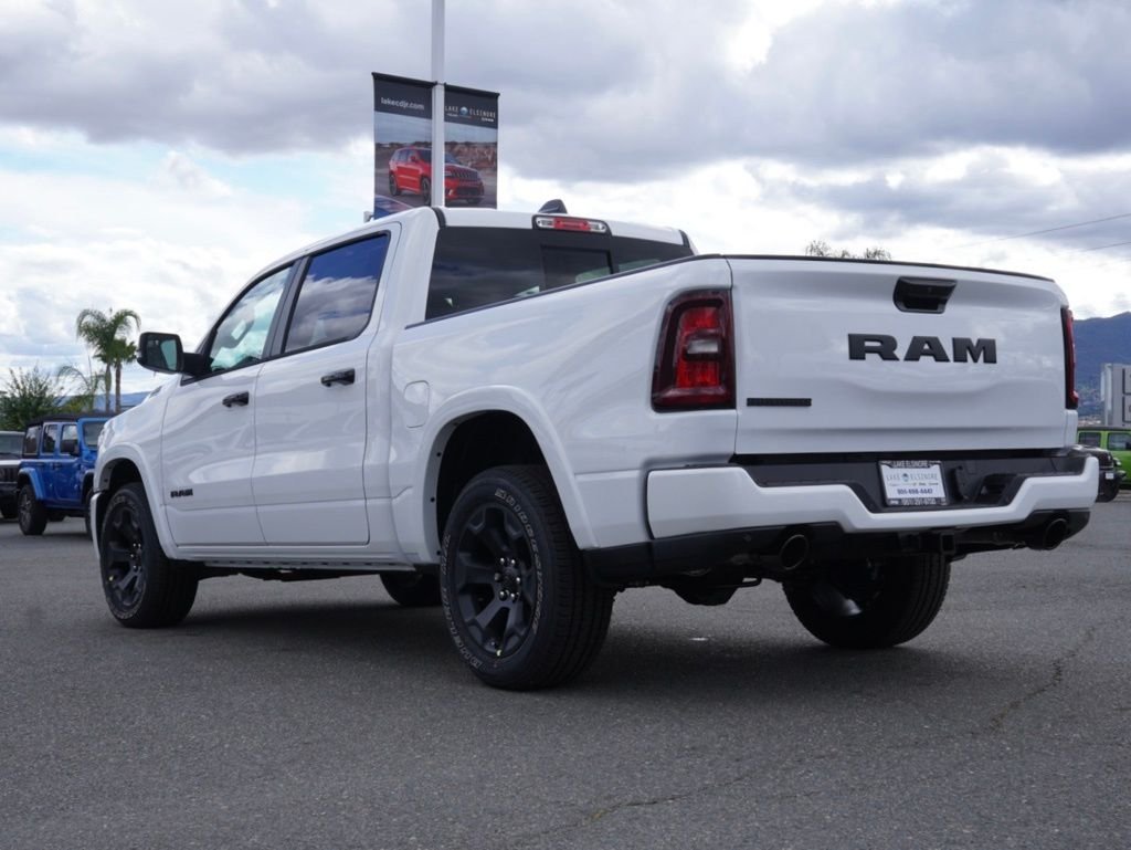 New 2026 Bright White Clear-Coat Exterior Paint RAM Big Horn Night Edition image 6