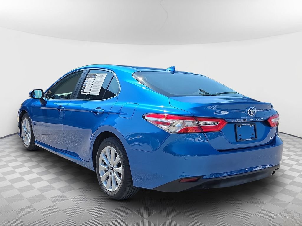 Used 2019 Blue Toyota LE image 6