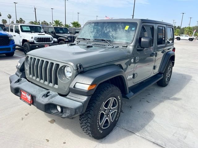 Used 2021 Gray Jeep Unlimited Sport S image 3