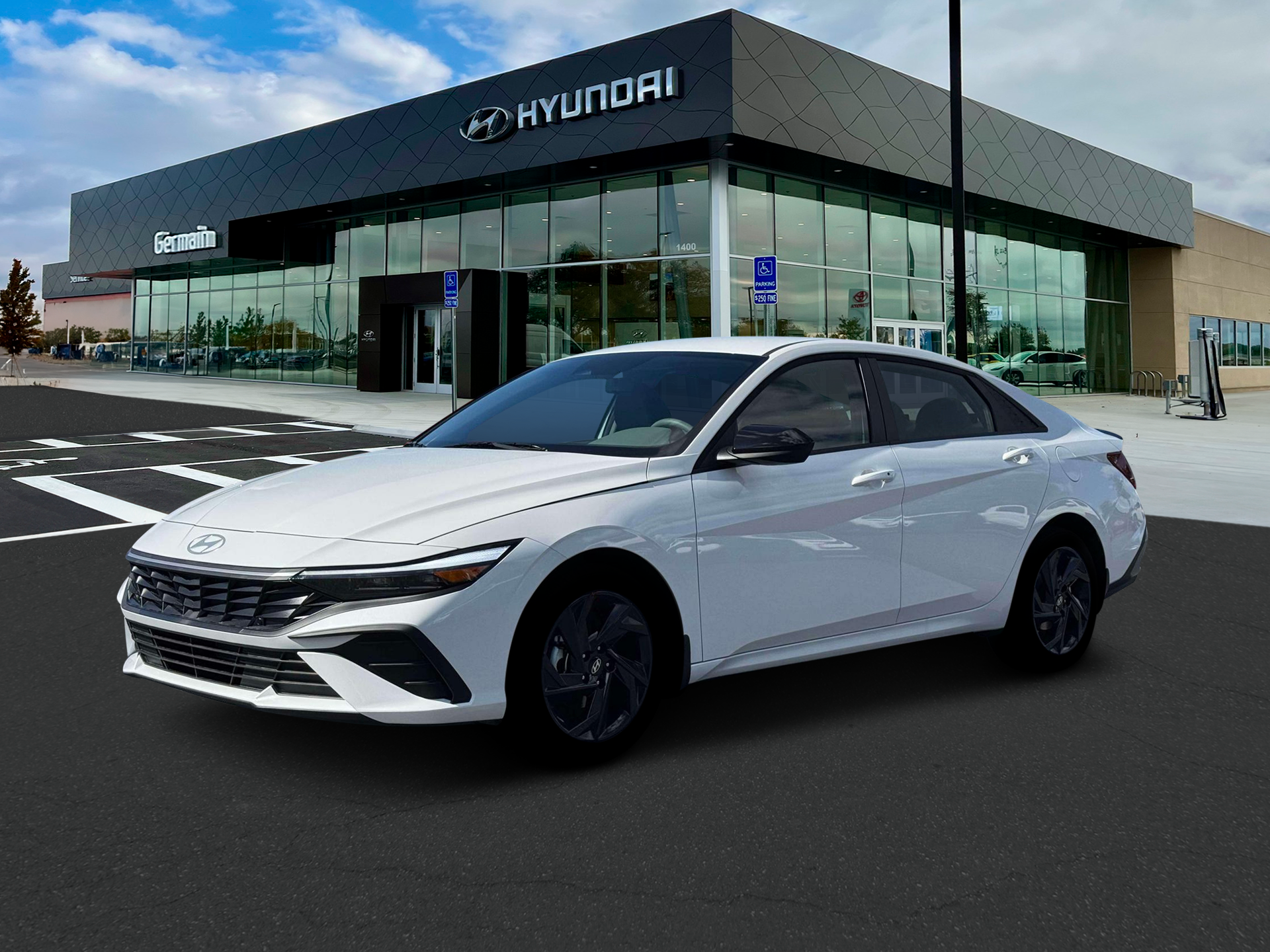 New 2026 Serenity White Hyundai SEL Sport image 2