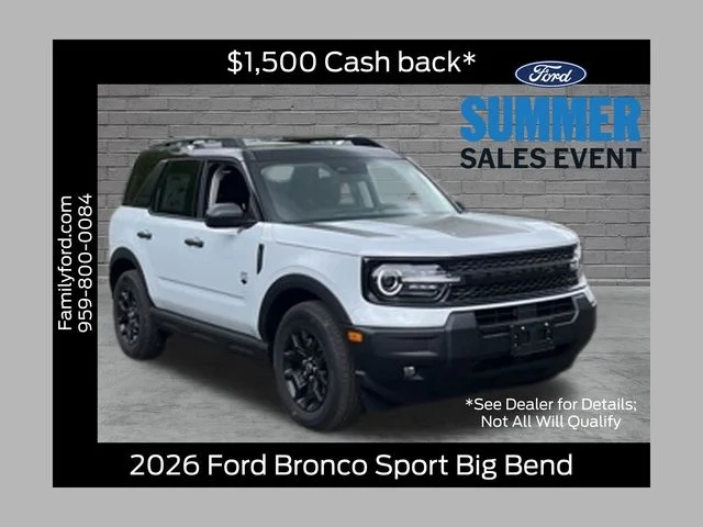 2026 Ford Bronco Sport Big Bend