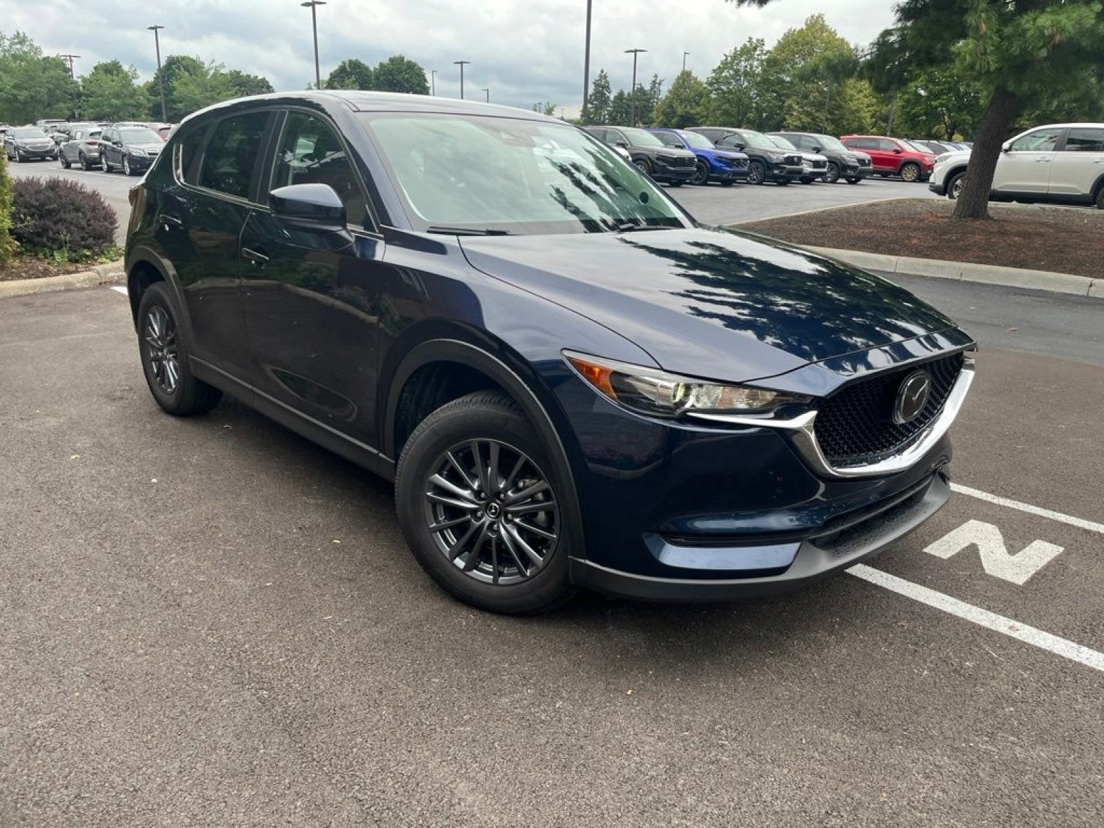 Used 2021 Crystal Blue Mazda Touring image 3
