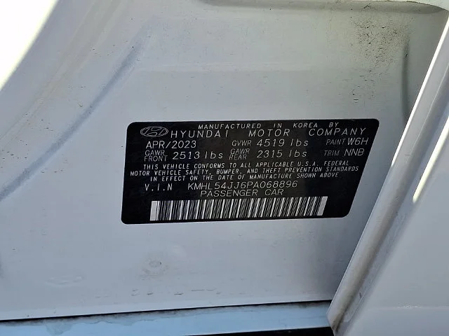 Certified Used 2023 White Hyundai Limited image 29