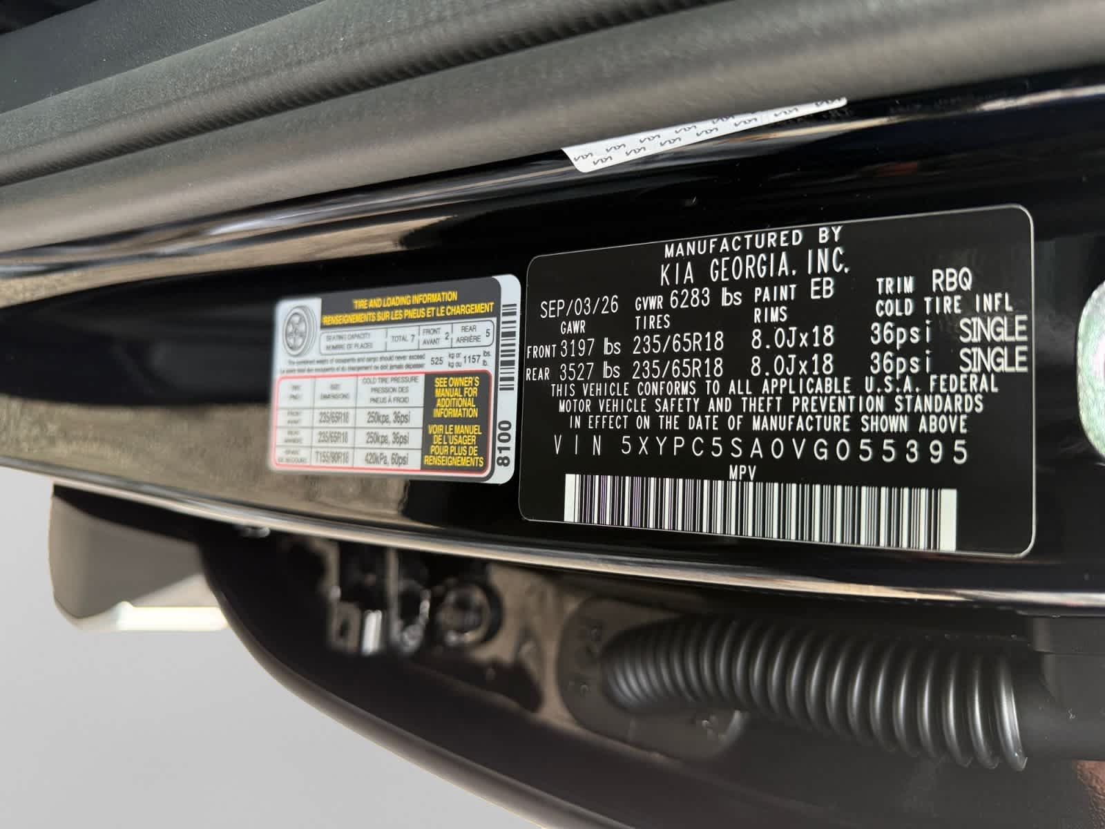 New 2027 Ebony Black Kia EX image 25