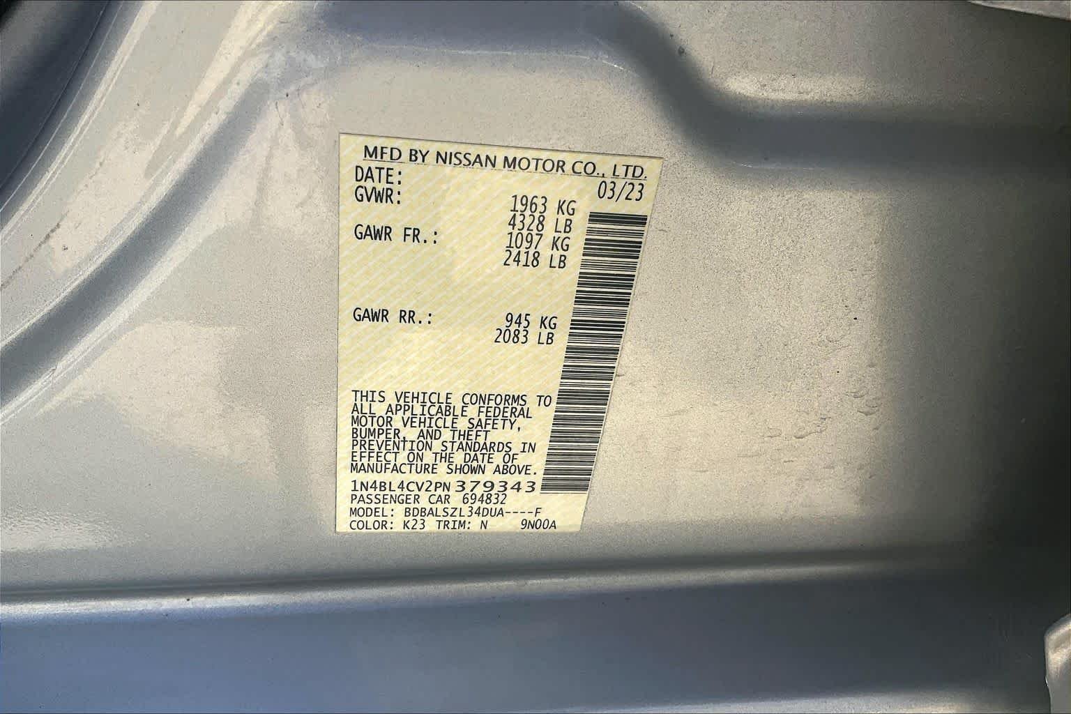 Used 2023 Brilliant Silver Metallic Nissan 2.5 SR image 32