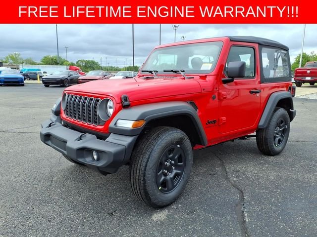New 2026 Firecracker Red Clear-Coat Exterior Paint Jeep Sport image 3
