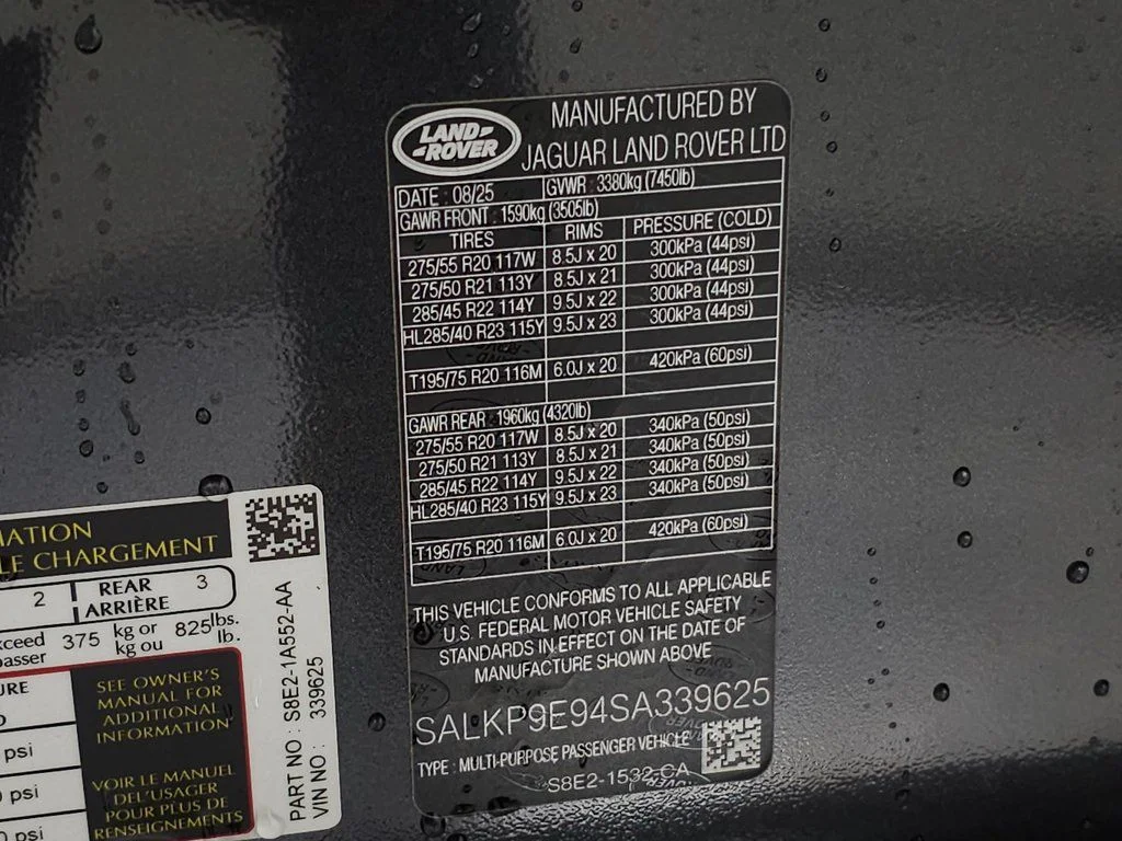 Certified Used 2025 Gray Land Rover SE image 39