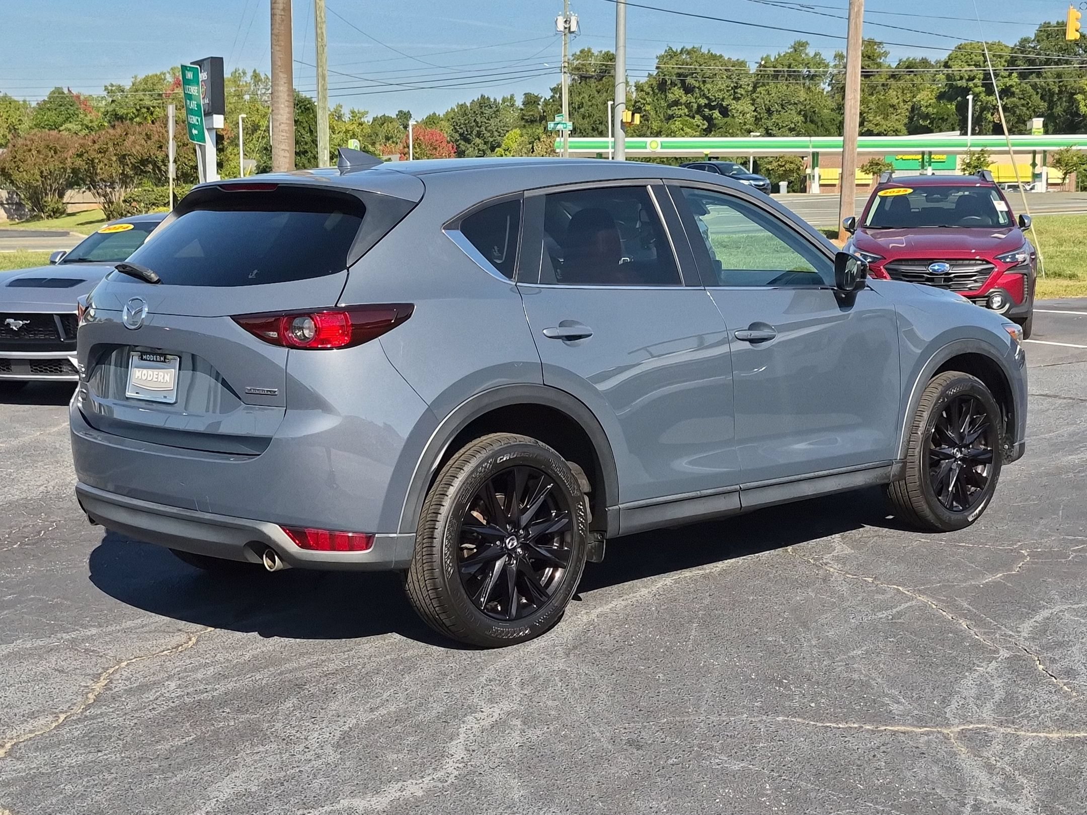 Used 2021 Polymetal Gray Mazda Carbon Edition image 5