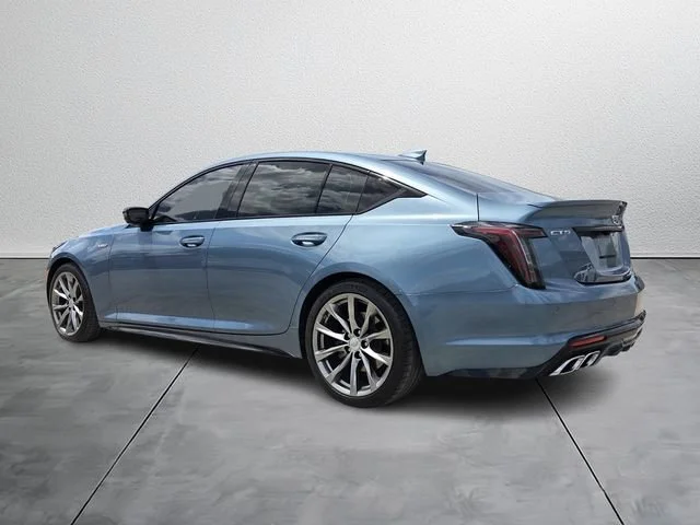 Used 2024 Midnight Steel Metallic Cadillac V-Series image 3
